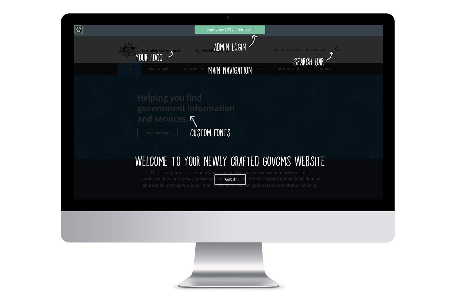 Page Layout - homepage