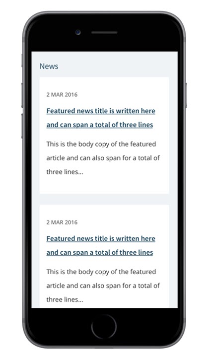 GovCMS - Mobile - Middle Fold 2