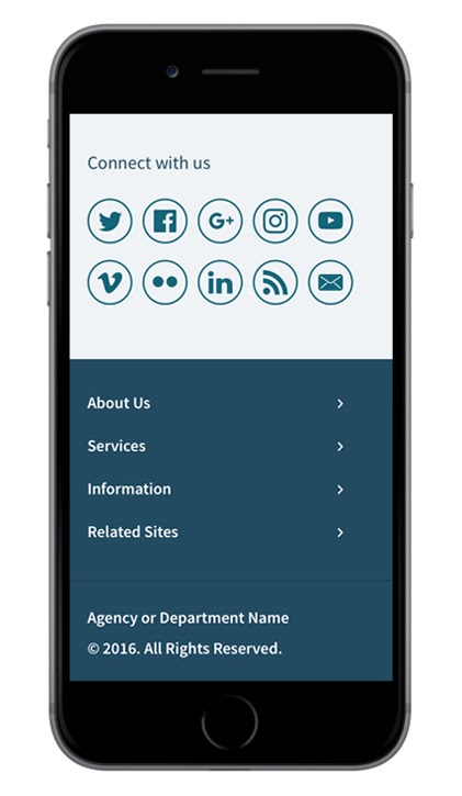 GovCMS - Mobile - Bottom Fold
