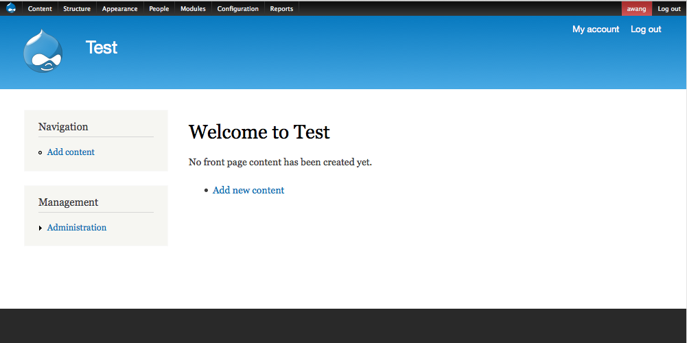 Drupal CMS - Drush make command result Drupal CMS - Drush make command result