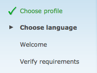 Drupal CMS - Welcome step Drupal CMS - Welcome step