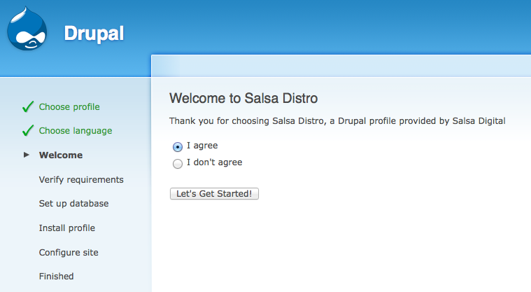 Drupal CMS - Custom welcome step page Drupal CMS - Custom welcome step page